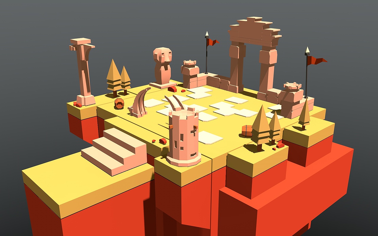 废墟小场景（图ZMTgyMzI4MDEy） - 建筑设计 - 站酷设计师寻找四叶草的传说原创素材 - 站酷ZCOOL