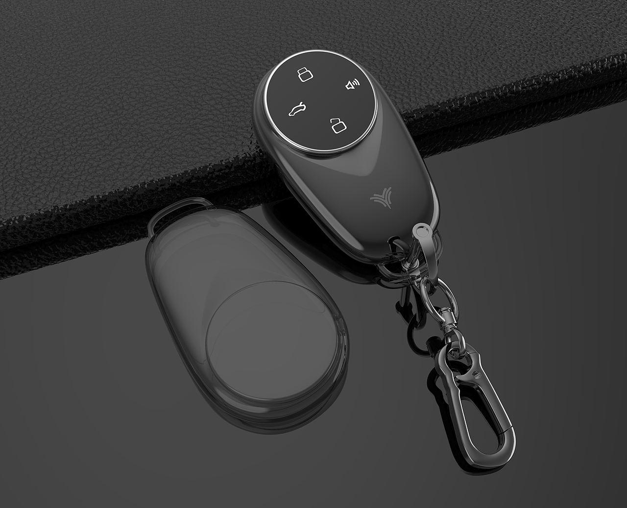 汽车钥匙保护壳挂扣建模与渲染分享（图ZMzc1MTQyNDIw） - 生活用品 - 站酷设计师理想国的拾荒人原创素材 - 站酷ZCOOL