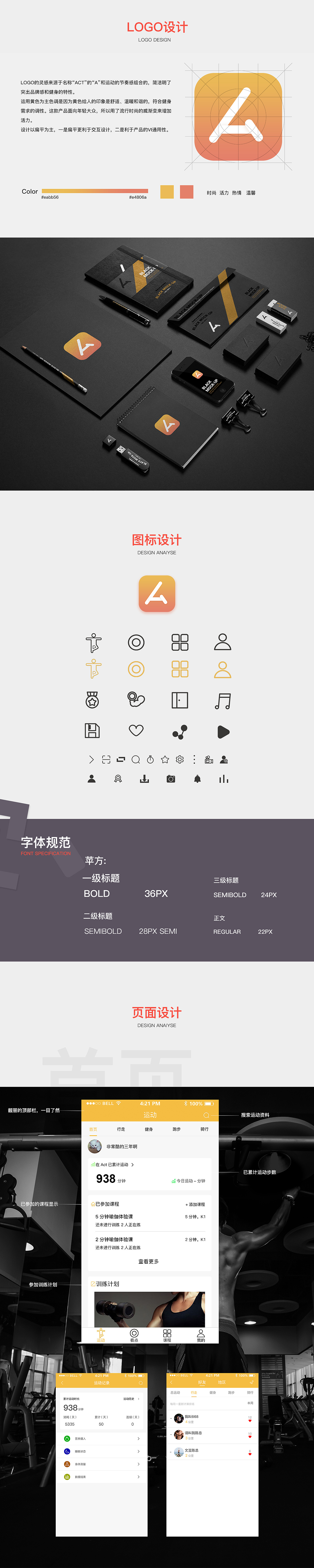 ACT健身APP（图ZMTM4MDA4NDI0） - APP界面 - 站酷设计师清水衙门原创素材 - 站酷ZCOOL