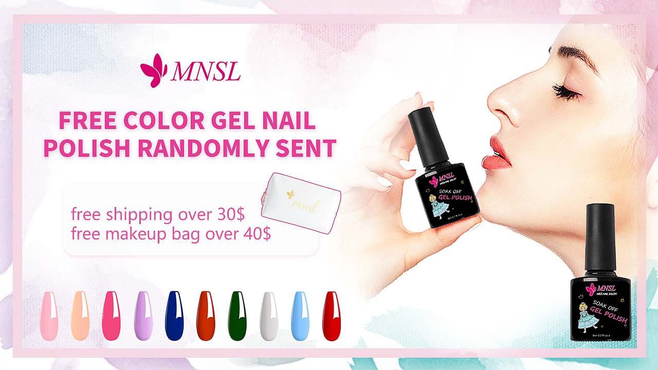 亚马逊美甲banner海报