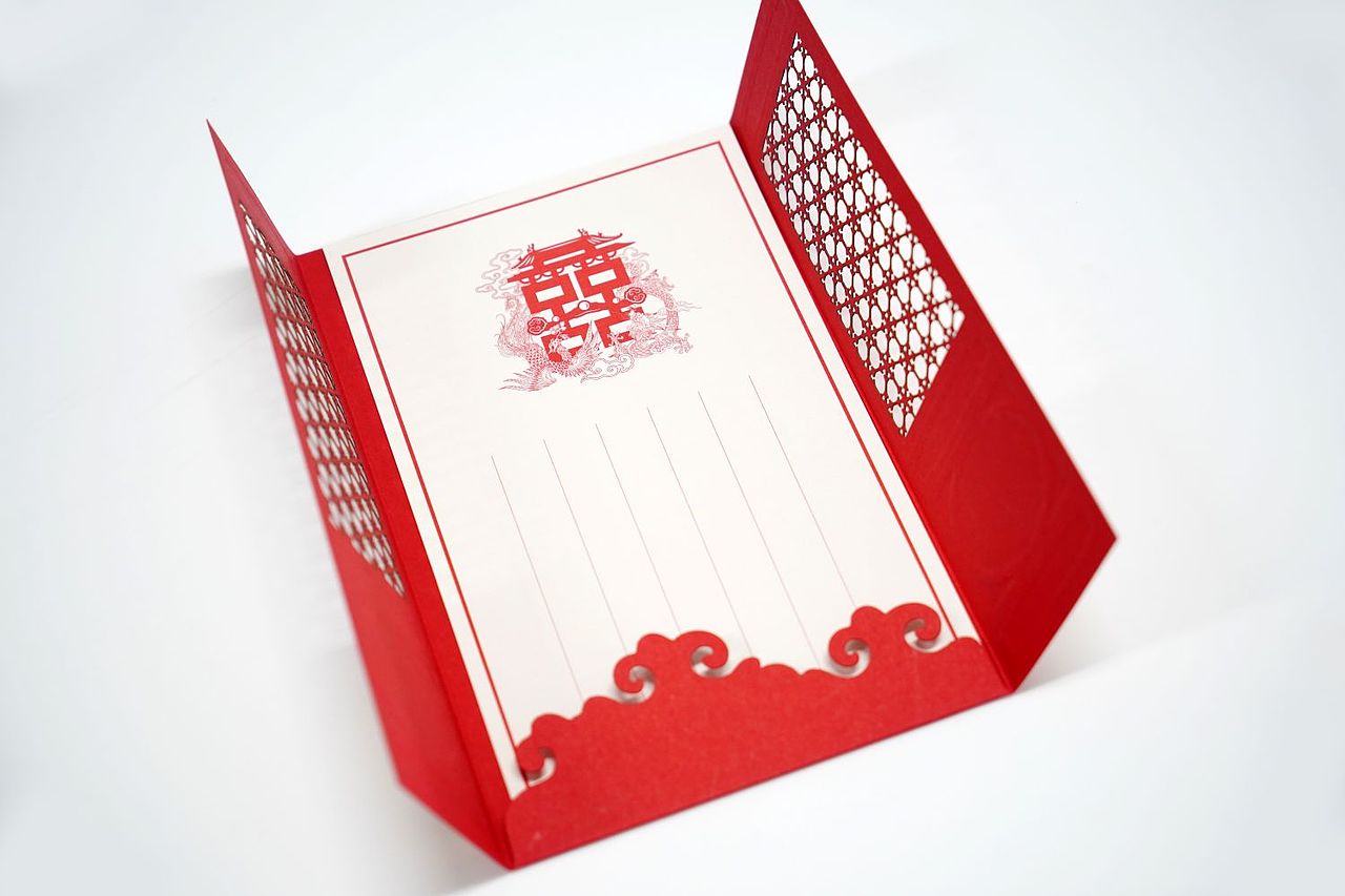 故宫文化《宫囍》婚礼请柬设计