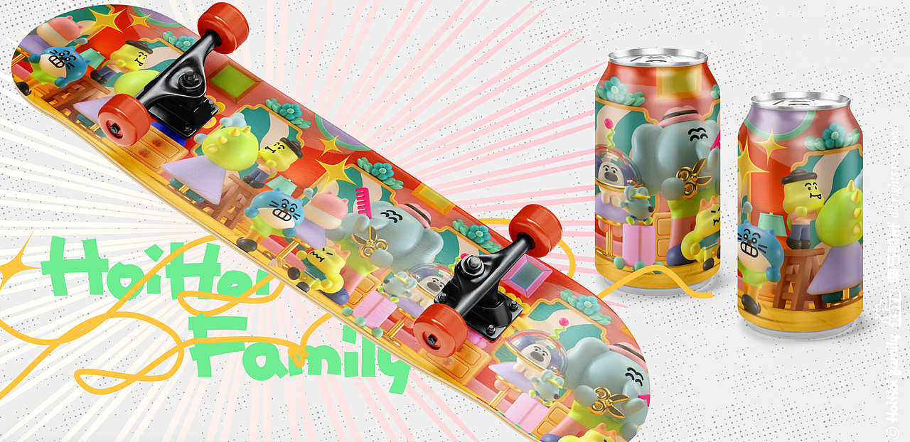 原创IP「世界末日:HOIHOI FAMILY占领世界」