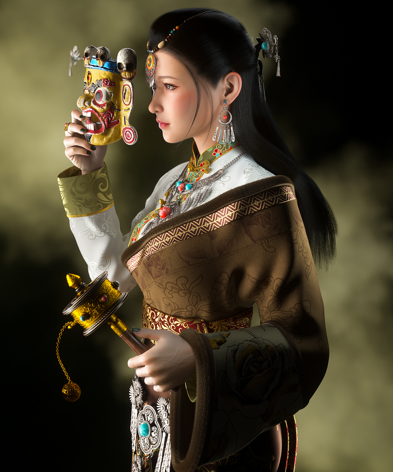 羌姆面具（图ZMzIzNDQ1ODI4） - 人物/生物 - 站酷设计师武丞相原创素材 - 站酷ZCOOL