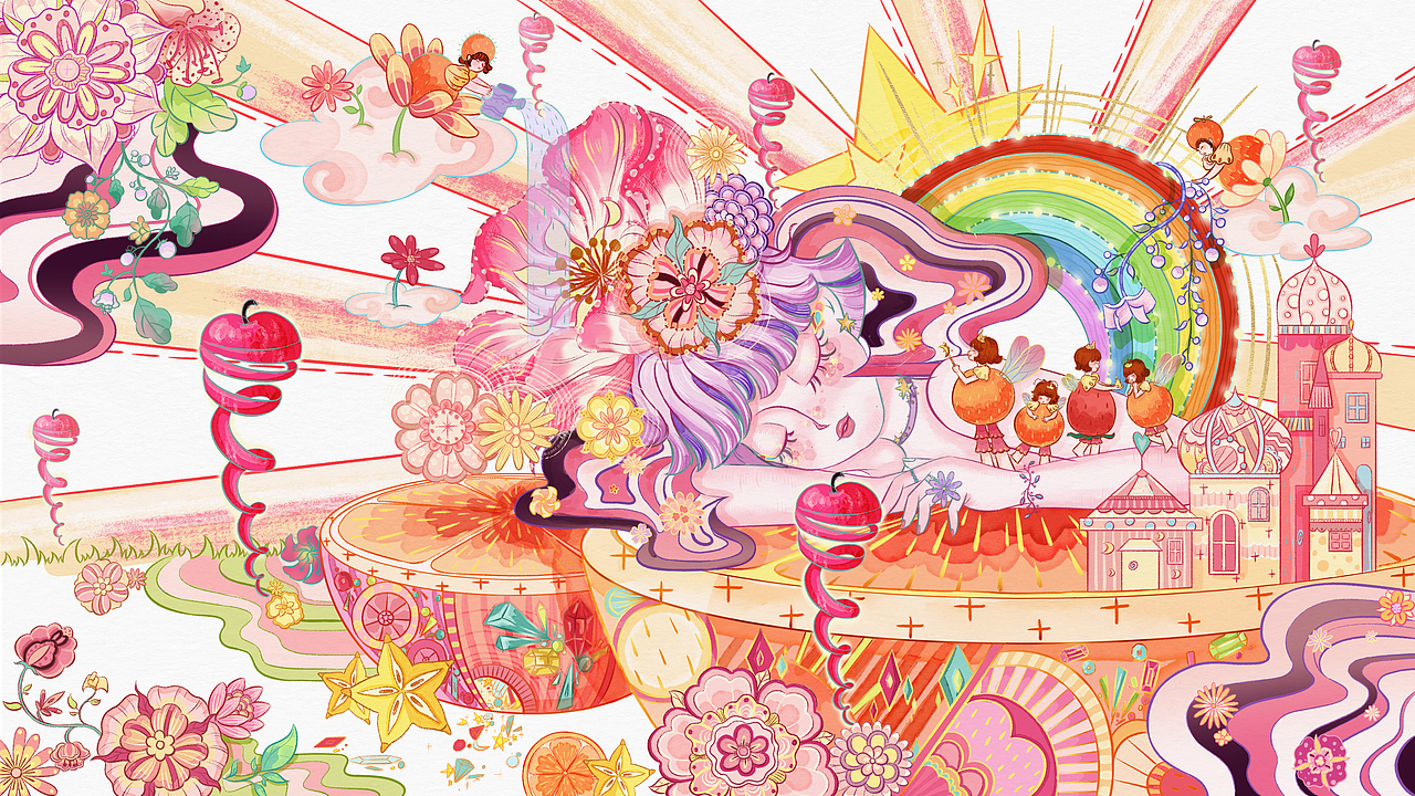 茶π的美好世界-享受快乐（图ZMzQyMTE1NjQ0） - 创作习作 - 站酷设计师王莲花儿原创素材 - 站酷ZCOOL