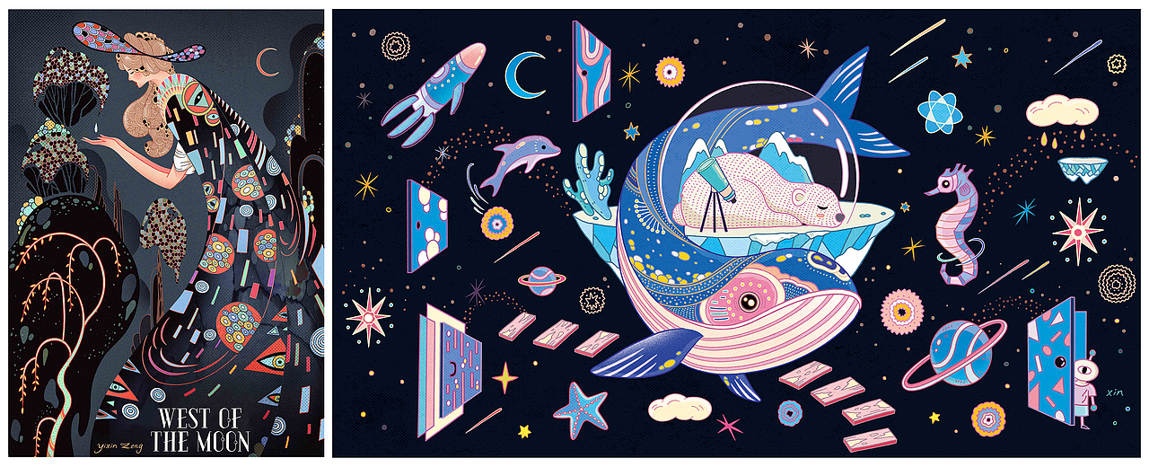 曾亦心插画合集 | Yixin Illustrations Collection（图ZMzQ5Mzc2Njg0） - 艺术插画 - 站酷设计师曾亦心原创素材 - 站酷ZCOOL