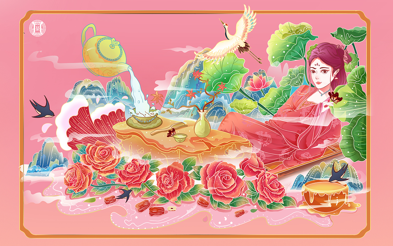 包装插画（图ZMzE4Mzk5Mzc2） - 商业插画 - 站酷设计师插画师树野原创素材 - 站酷ZCOOL