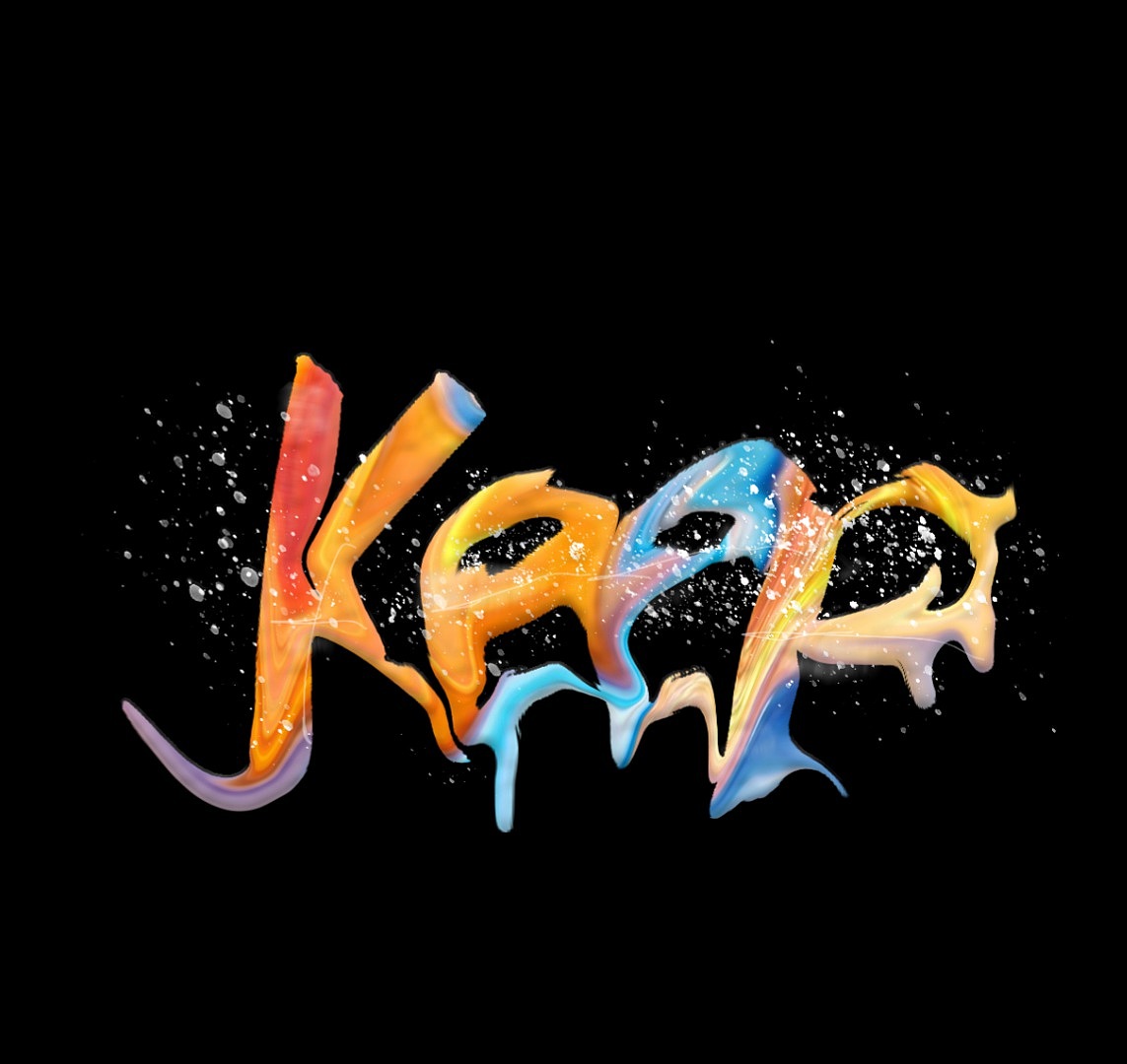 一组英文字体设计