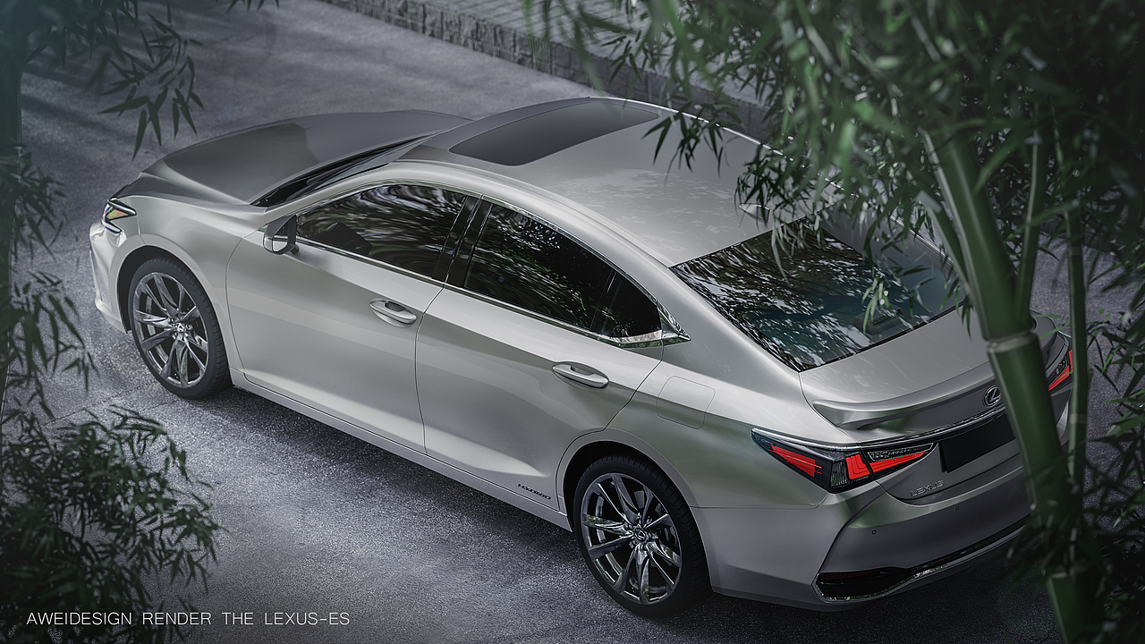雷克萨斯ES/建模渲染