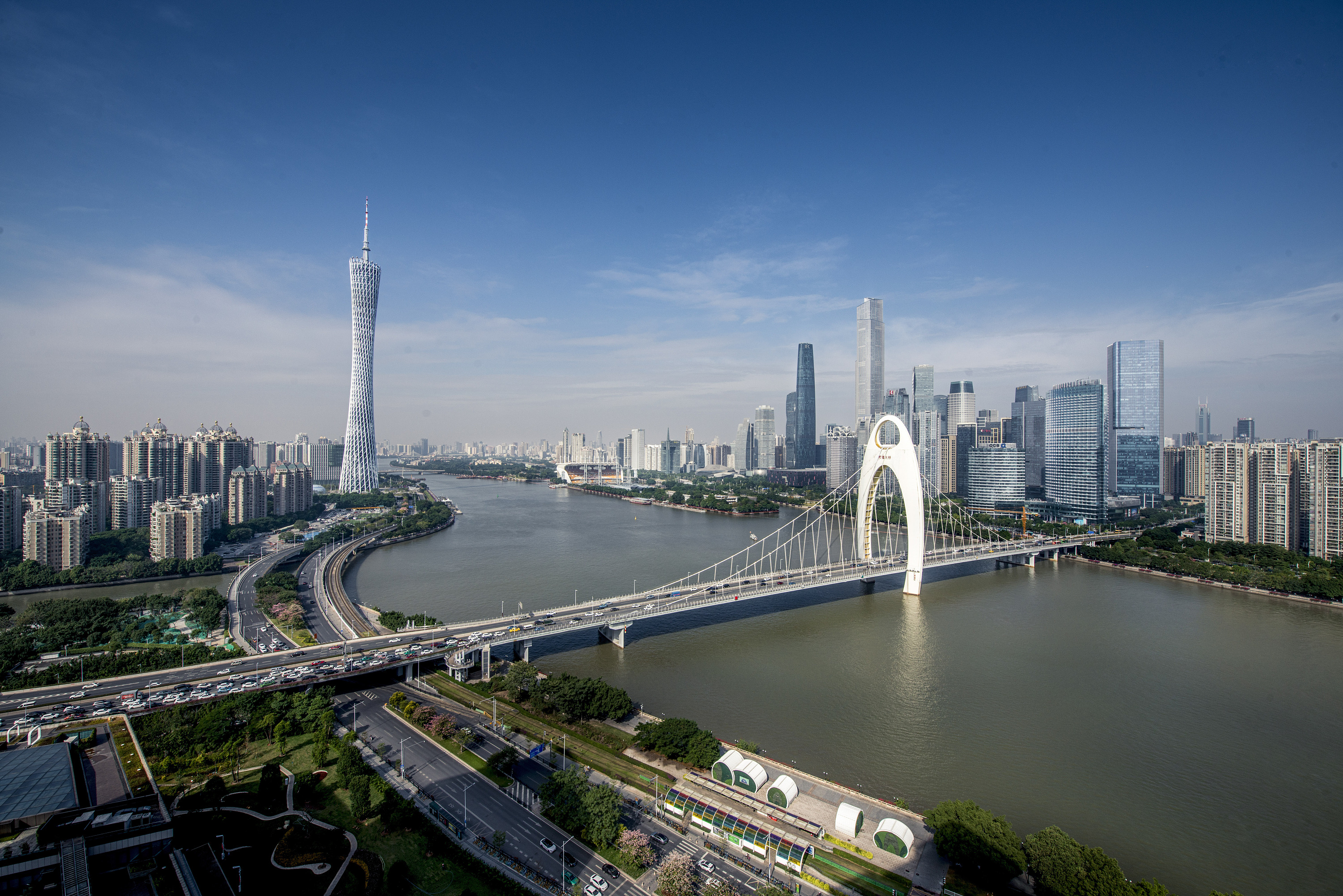 珠江新城的日与夜