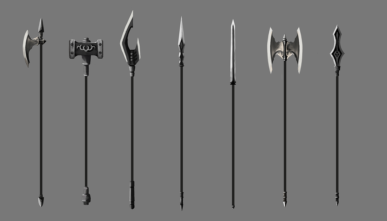 曹江宁--兵器1|插画|游戏原画|曹江宁_原创作品-站酷zcool