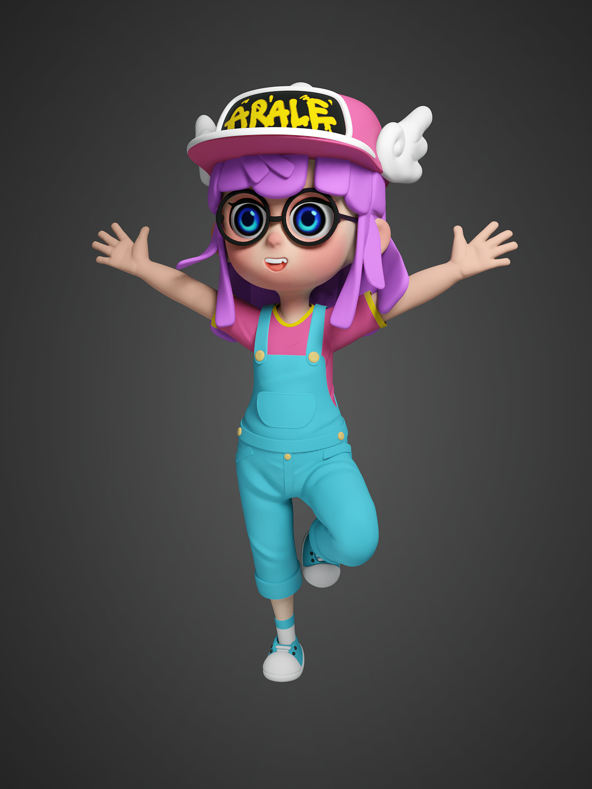 小小3d练习-阿拉蕾