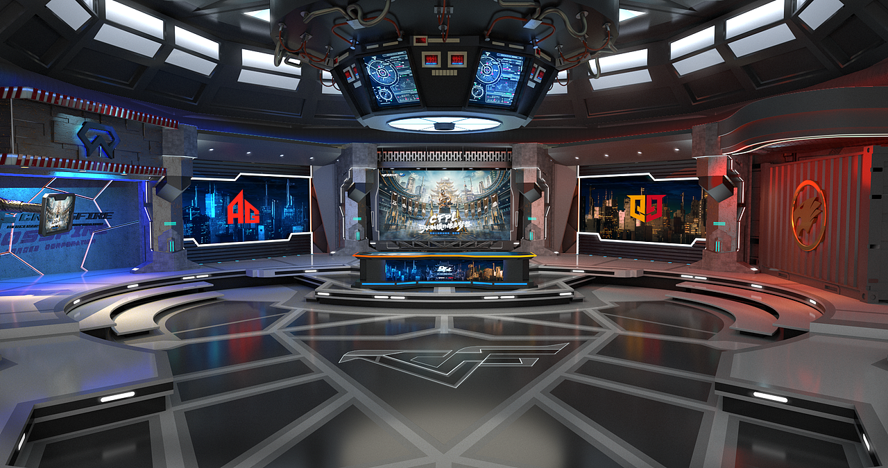 虚拟演播室场景设计