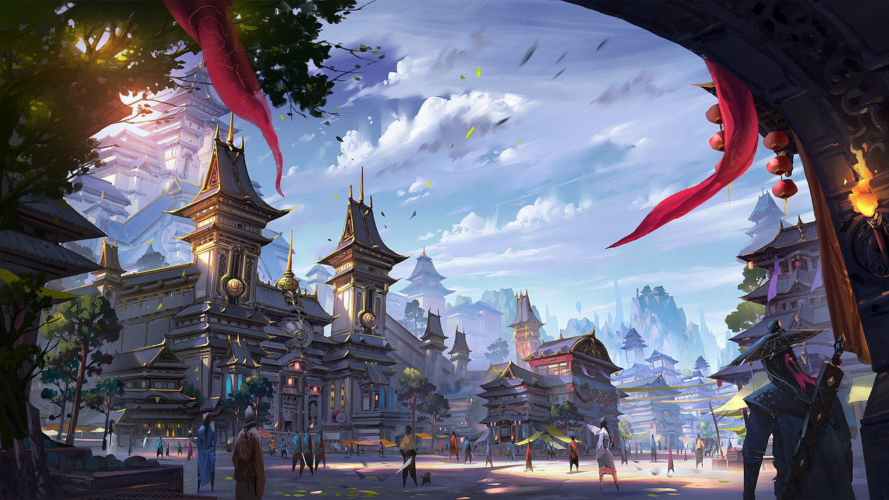 进城（图ZNjUzMDU3NzY=） - 游戏原画 - 站酷设计师杨俊超原创素材 - 站酷ZCOOL