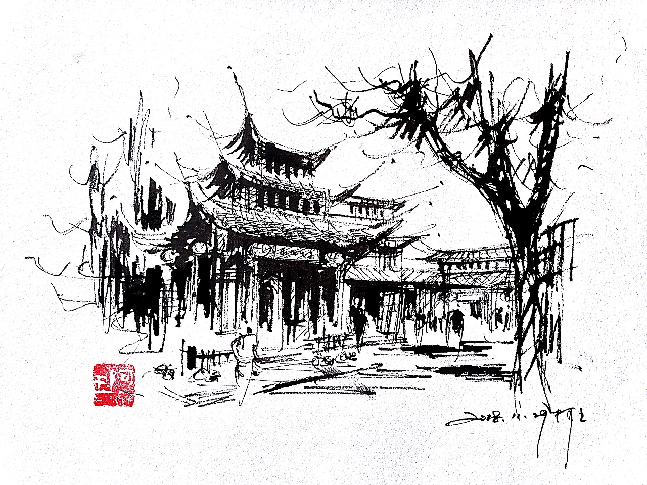 阿王速写（图ZMTM2OTIyNzcy） - 绘画 - 站酷设计师阿王手绘原创素材 - 站酷ZCOOL
