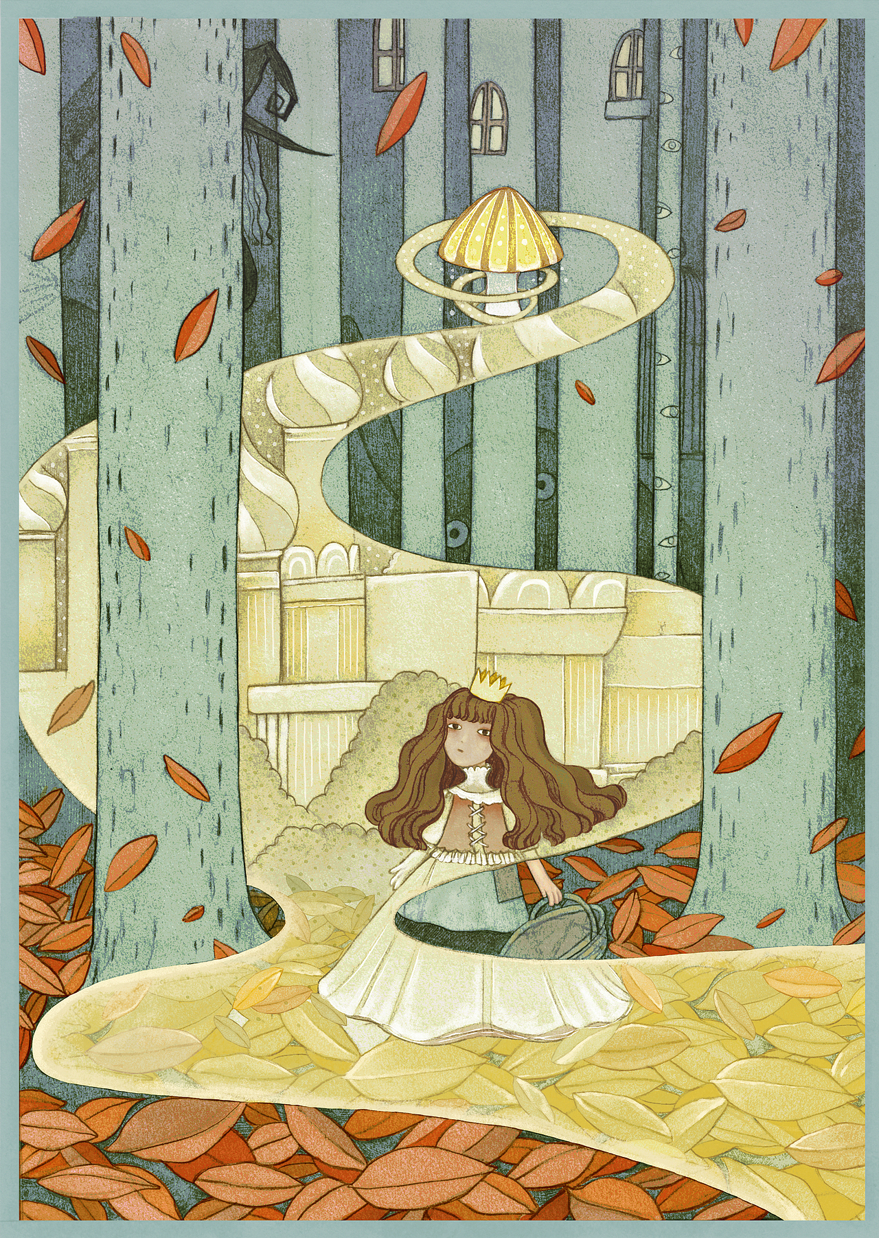 插图-儿童文学《汤素兰-小精灵》|插画|儿童插画|董董路路_原创作品