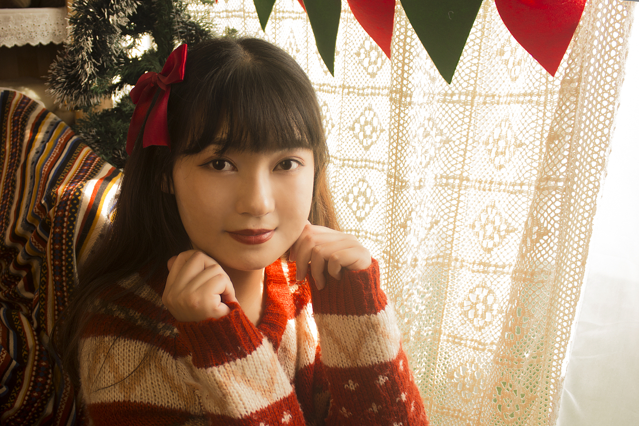 《圣诞树上的麋鹿》