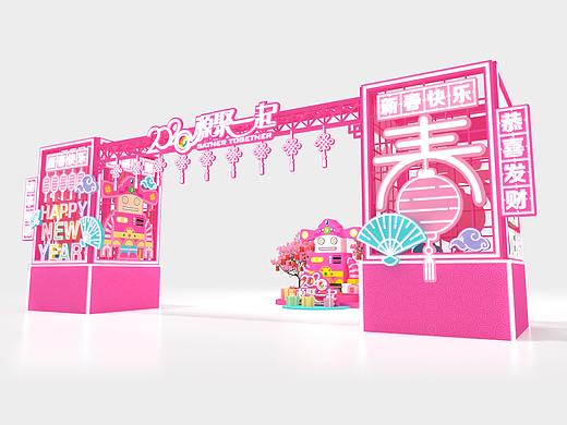 商场美陈包柱