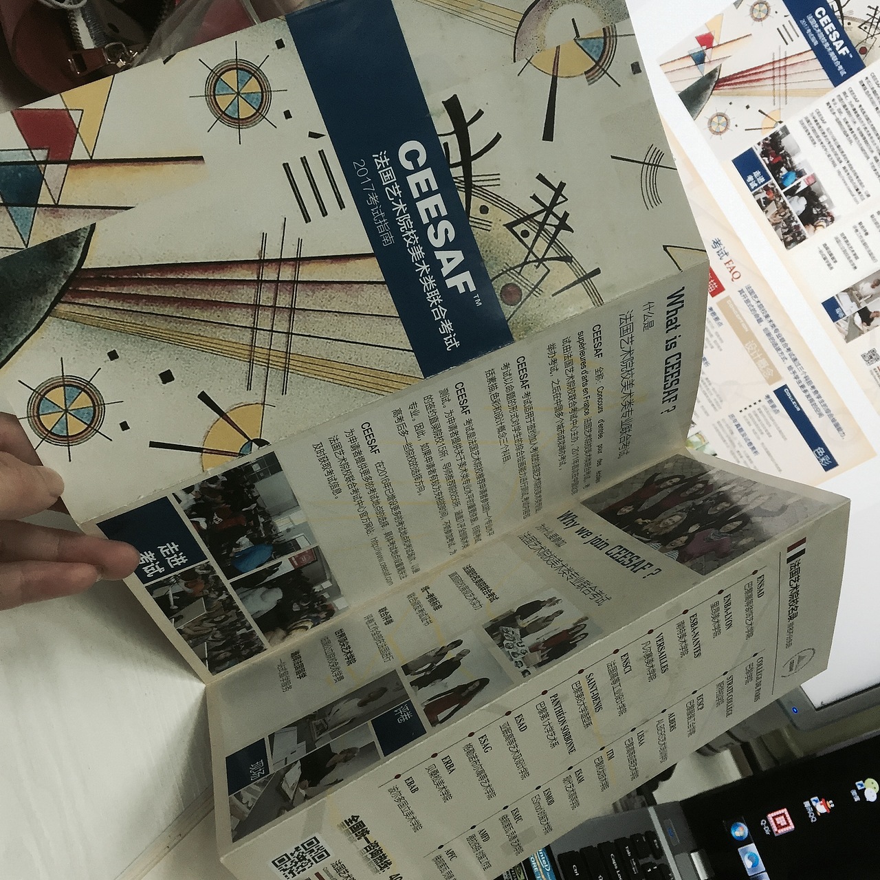 折页----CEESAF2017 考试指南