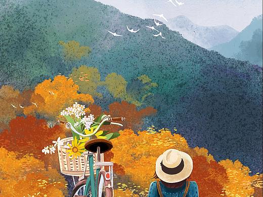 夏末秋日的一些插画习作