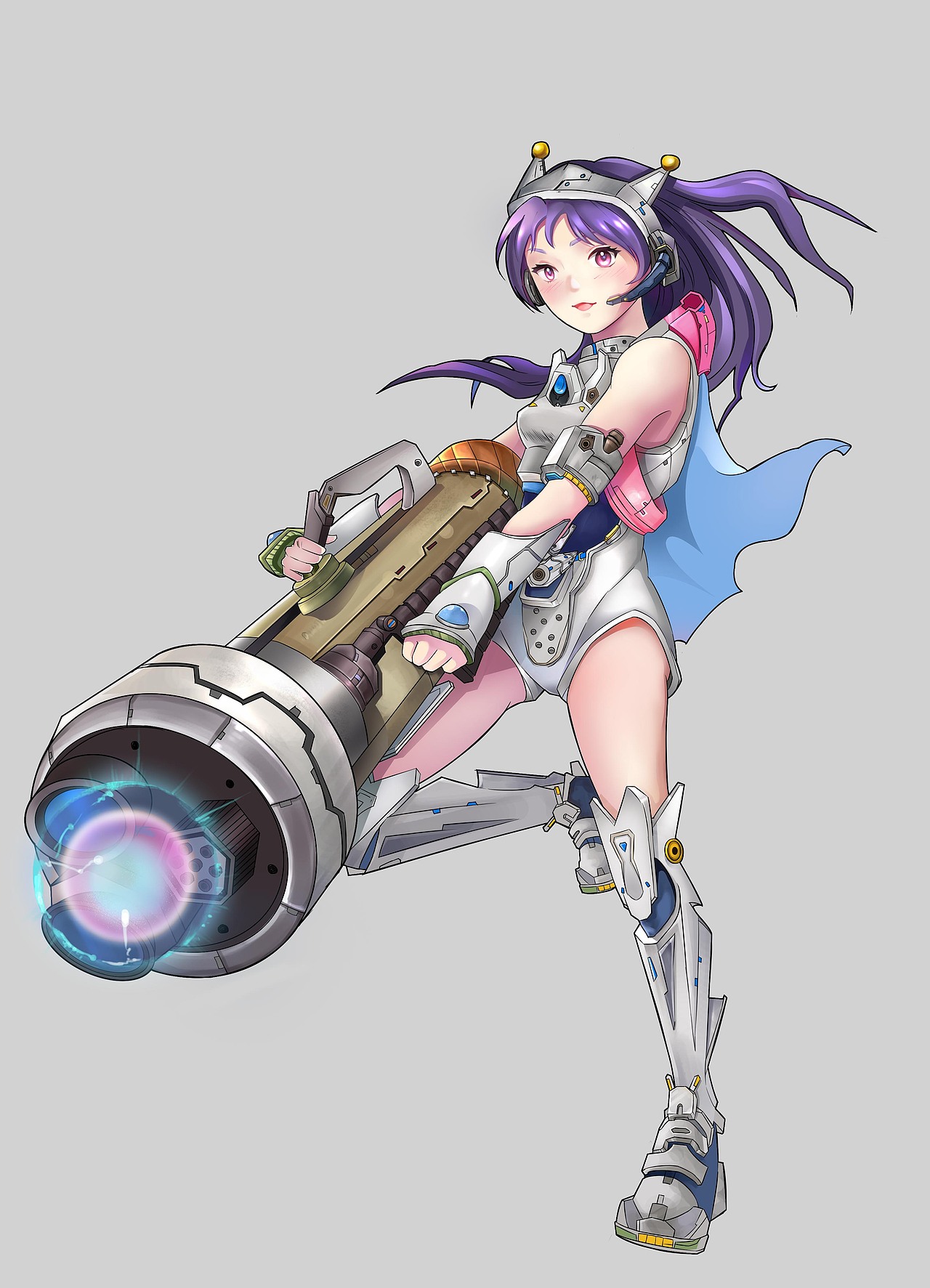 火炮少女的设计（图ZMTYwMTcwOTMy） - 游戏原画 - 站酷设计师五彩树ArtrA原创素材 - 站酷ZCOOL