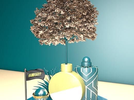 艺术感树木场景设计