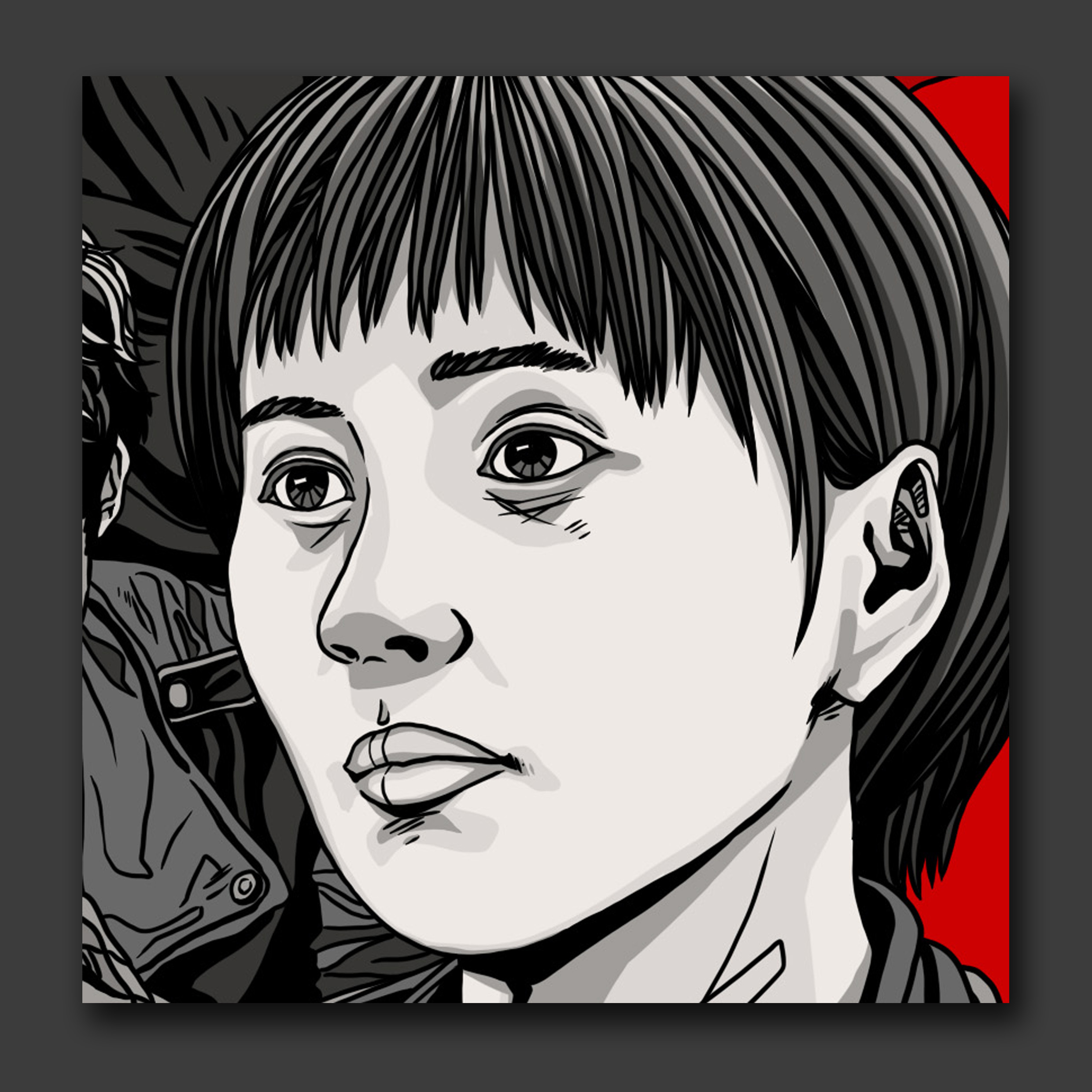 《白夜追凶》手绘海报