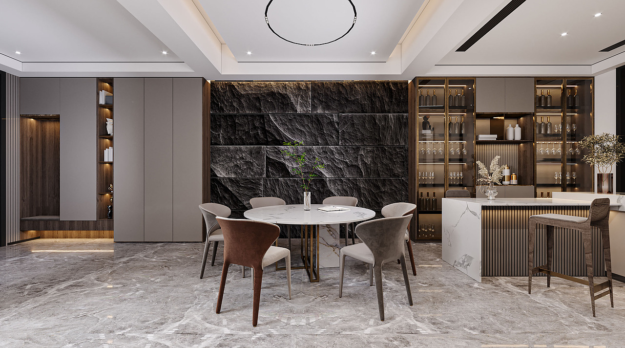 中建丨现代轻奢（图ZMjM5MDc4MDA4） - 家装设计 - 站酷设计师小张同学ZYJ原创素材 - 站酷ZCOOL