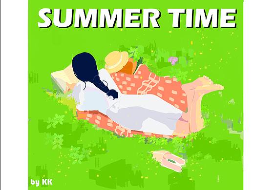 夏日（个人主页-ZNTMyOTYzNjA=） - 创作习作 - 站酷设计师桌子上的咸鱼原创素材 - 站酷ZCOOL