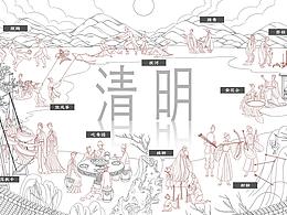 清明（创意线稿）