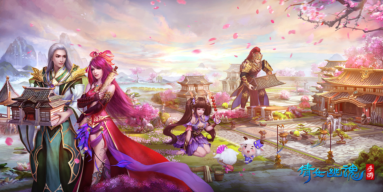 一些网易游戏宣传图（图ZMTI5ODY3ODY0） - 商业插画 - 站酷设计师Tin丁方强原创素材 - 站酷ZCOOL