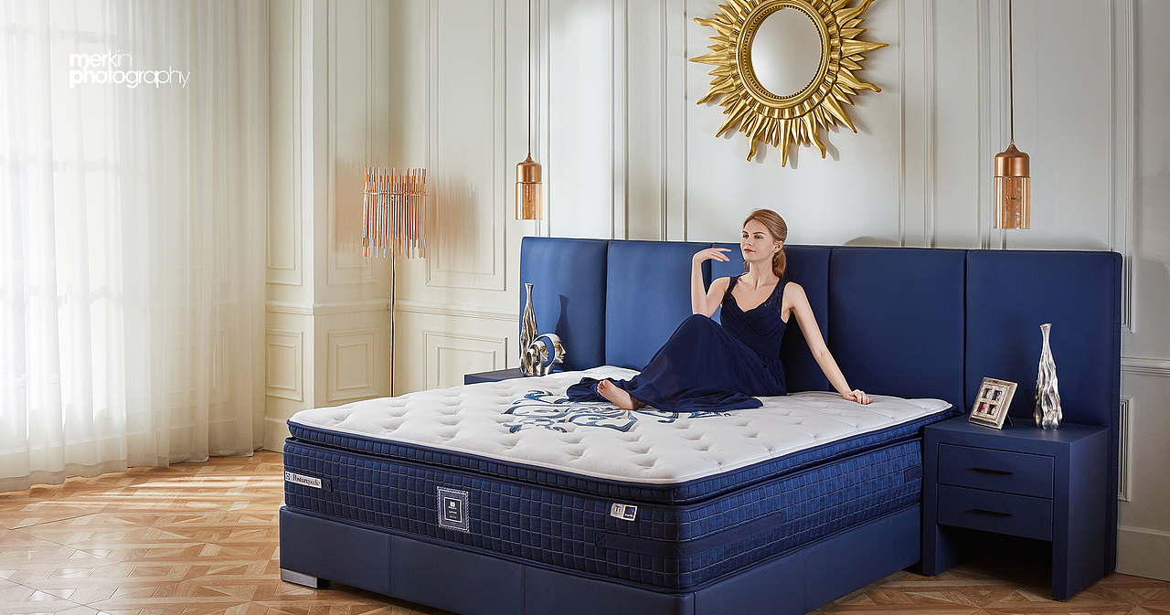 简欧风格床垫 × 场景拍摄 | 丝涟床垫空间摄影