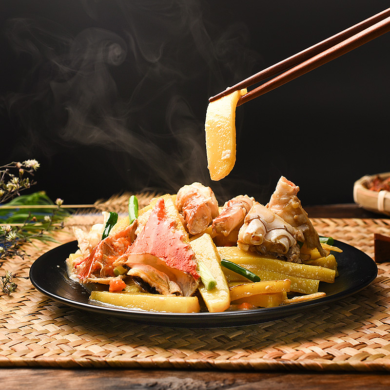 温州特产手工火锅黄年糕