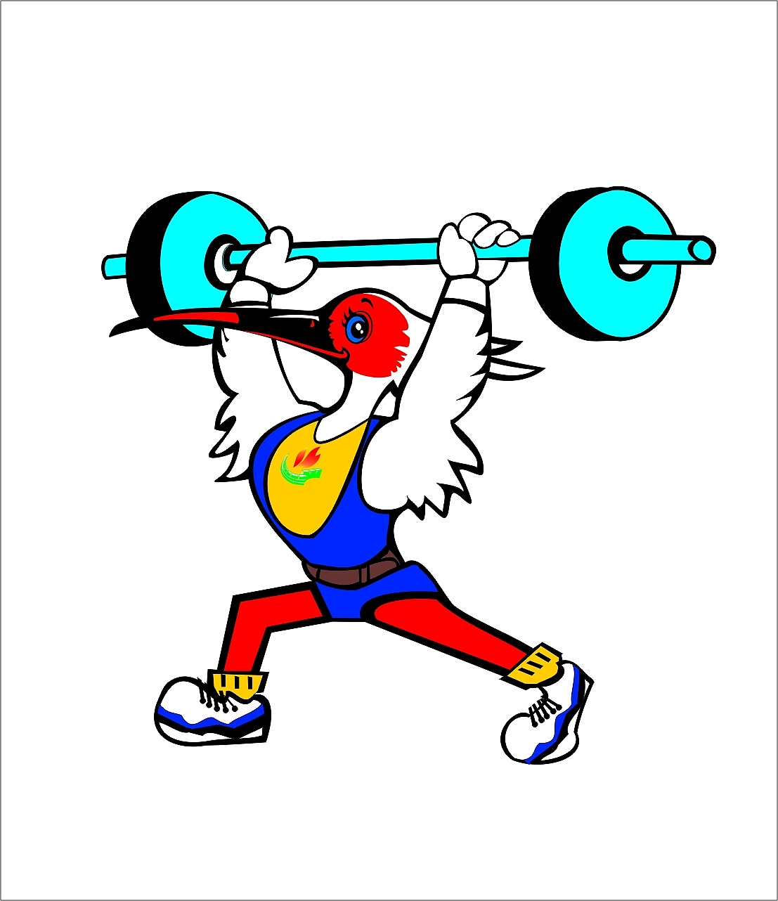 中华人民共和国第四届城市运动会吉祥物"庆庆"