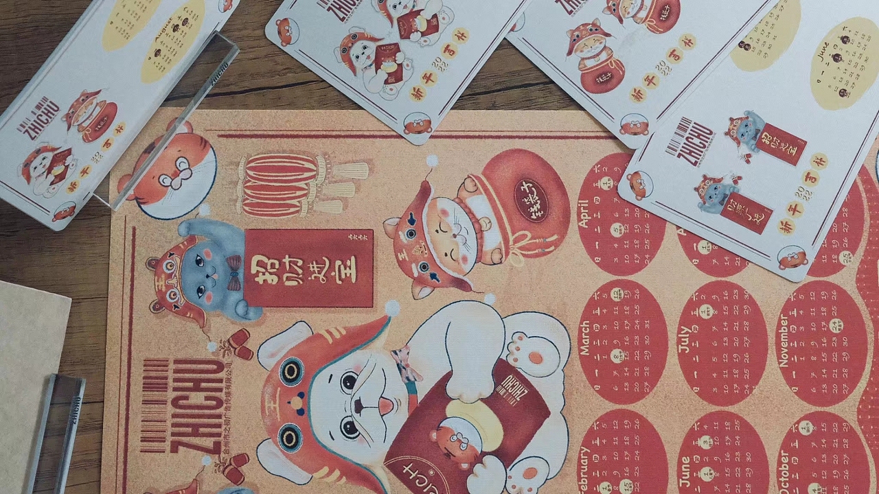虎年日历第二波（图ZMjgyNjk3MTY4） - 商业插画 - 站酷设计师七七牛油果原创素材 - 站酷ZCOOL
