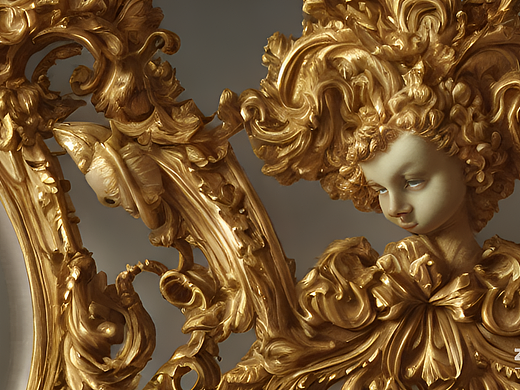 #AI创作实验室#【组图】洛可可装饰