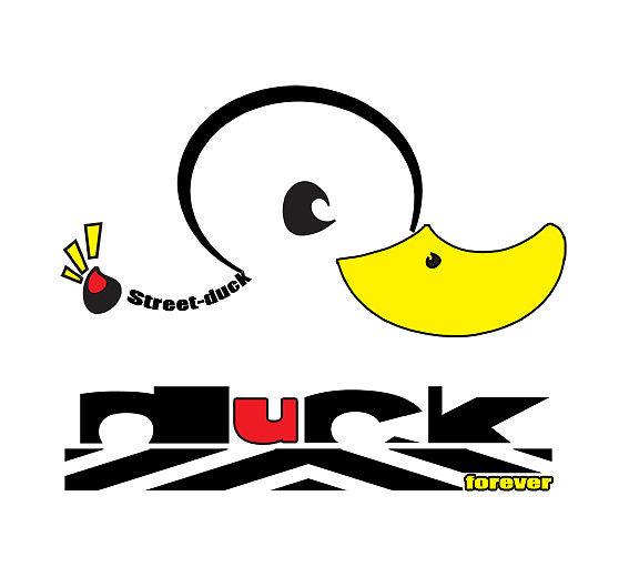 潮牌鸭子logo图片