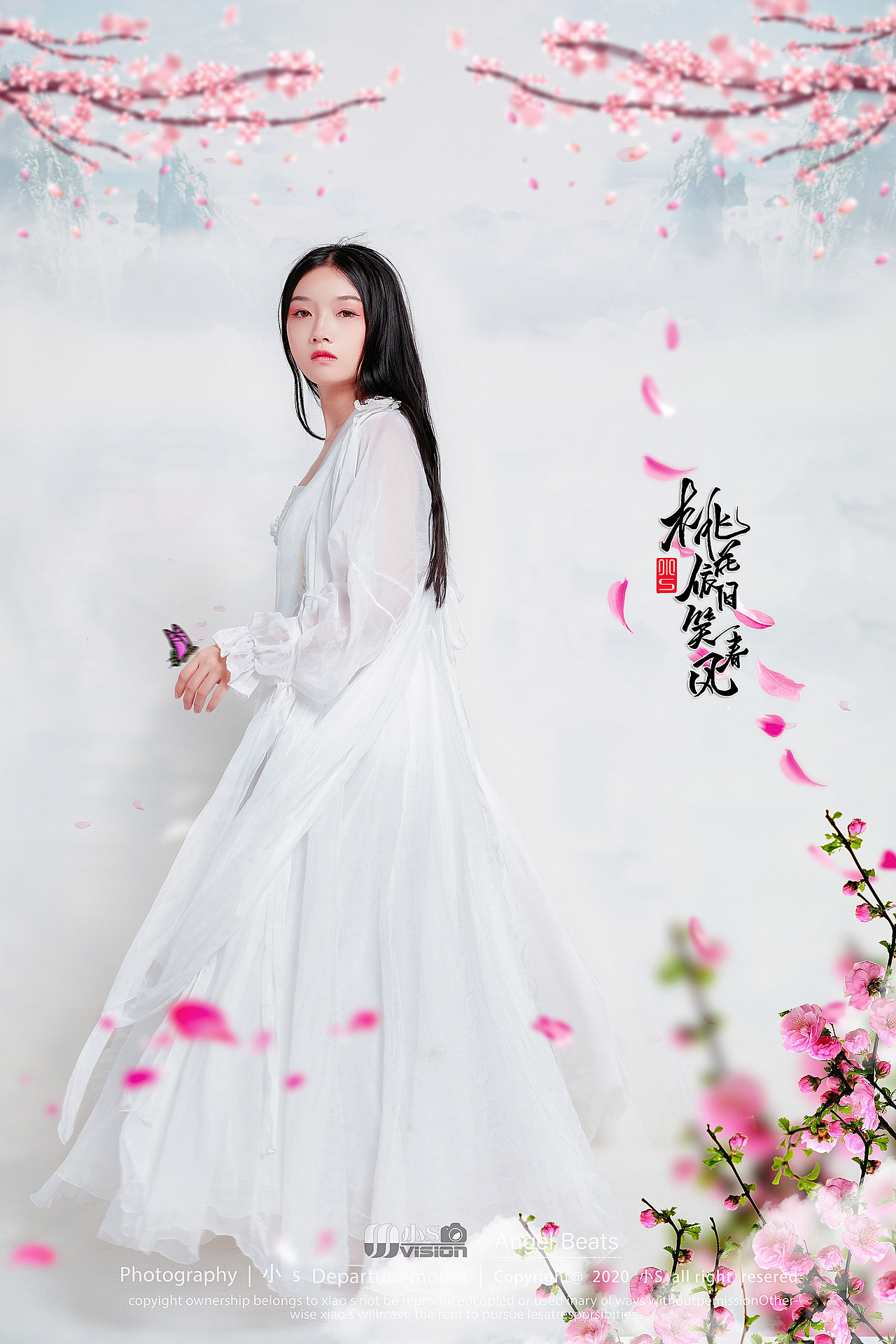 三生三世十里桃花（圖ZMjI5OTMwMjM2） - 人像攝影 - 站酷設(shè)計(jì)師小S視覺原創(chuàng)素材 - 站酷ZCOOL