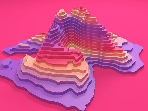 c4d 梯田 附工程文件