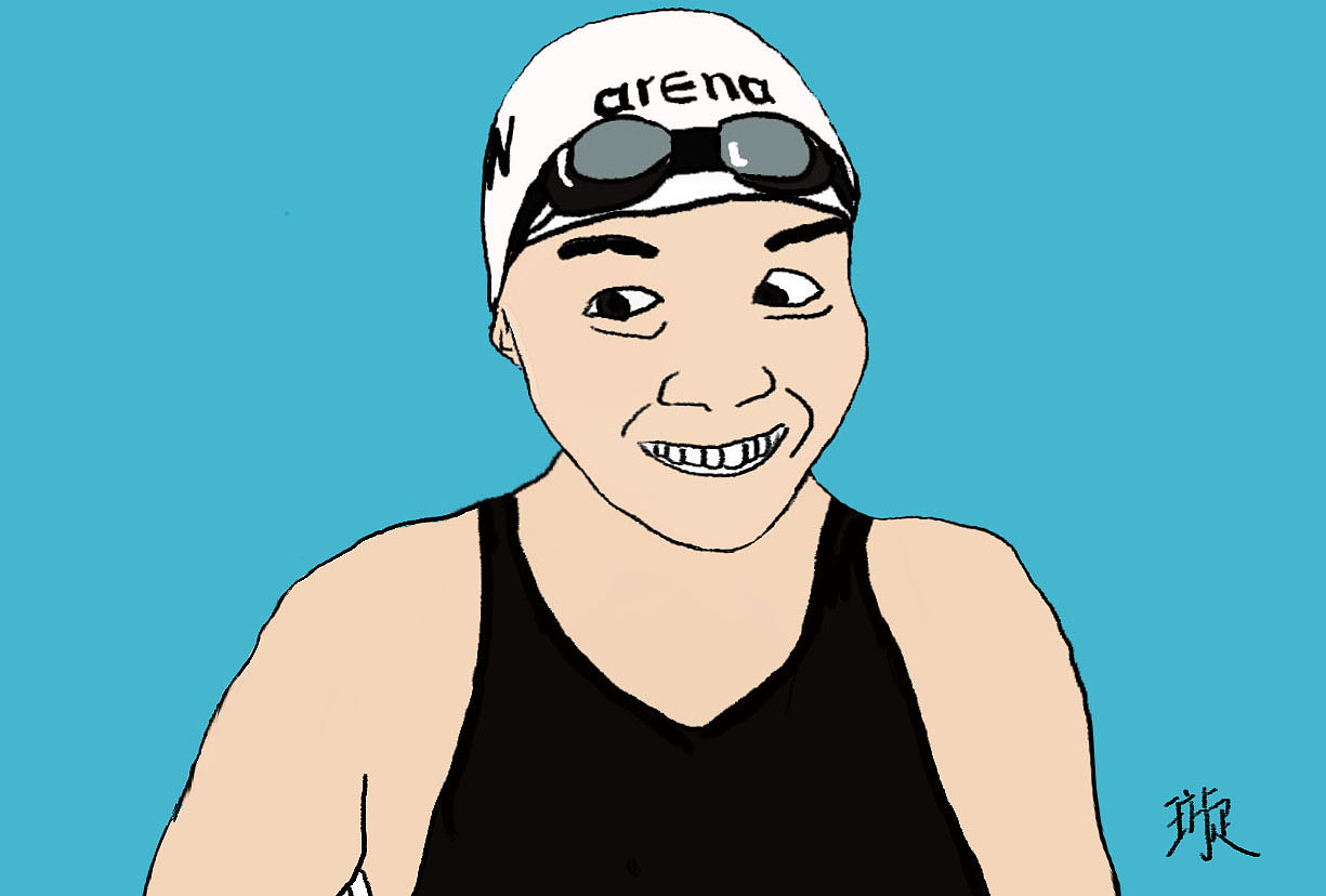 傅园慧漫画肖像