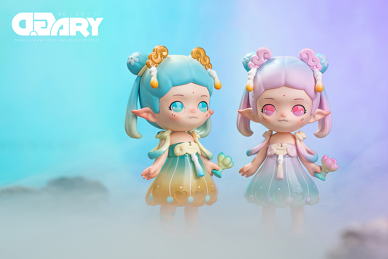 箩伊ROOYIE古物仙灵系列盲盒拍摄