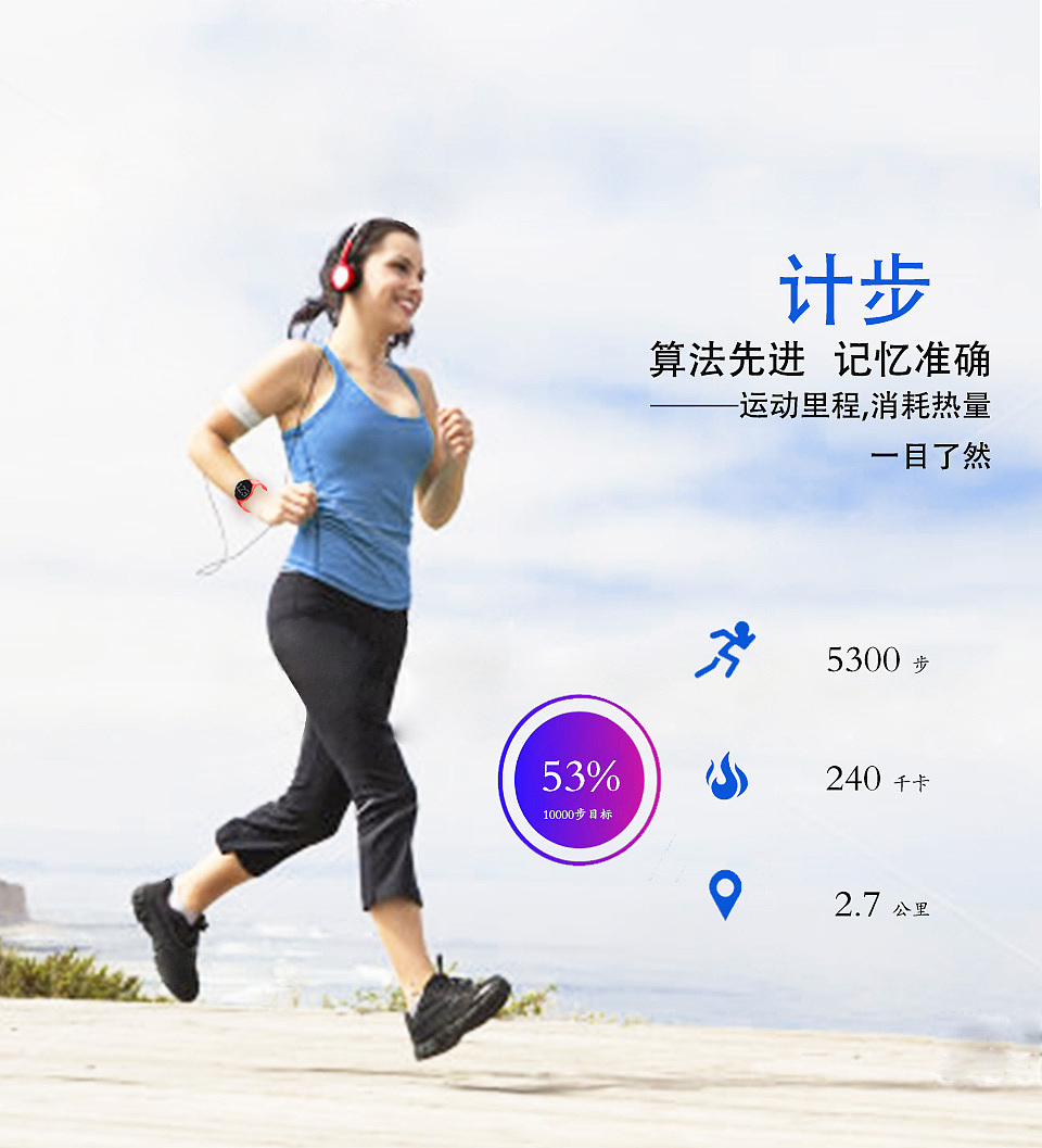 智能手环详情数码类智能手环详情页 智能手表