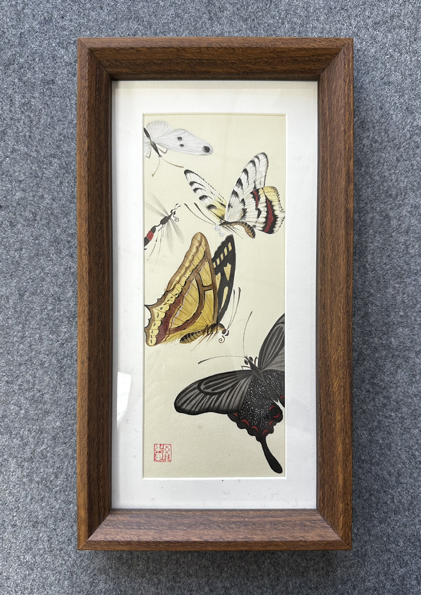 国画手绘蝴蝶工笔摆台书桌（图ZMzY4OTY5NDk2） - 绘画 - 站酷设计师画画的丁果果原创素材 - 站酷ZCOOL