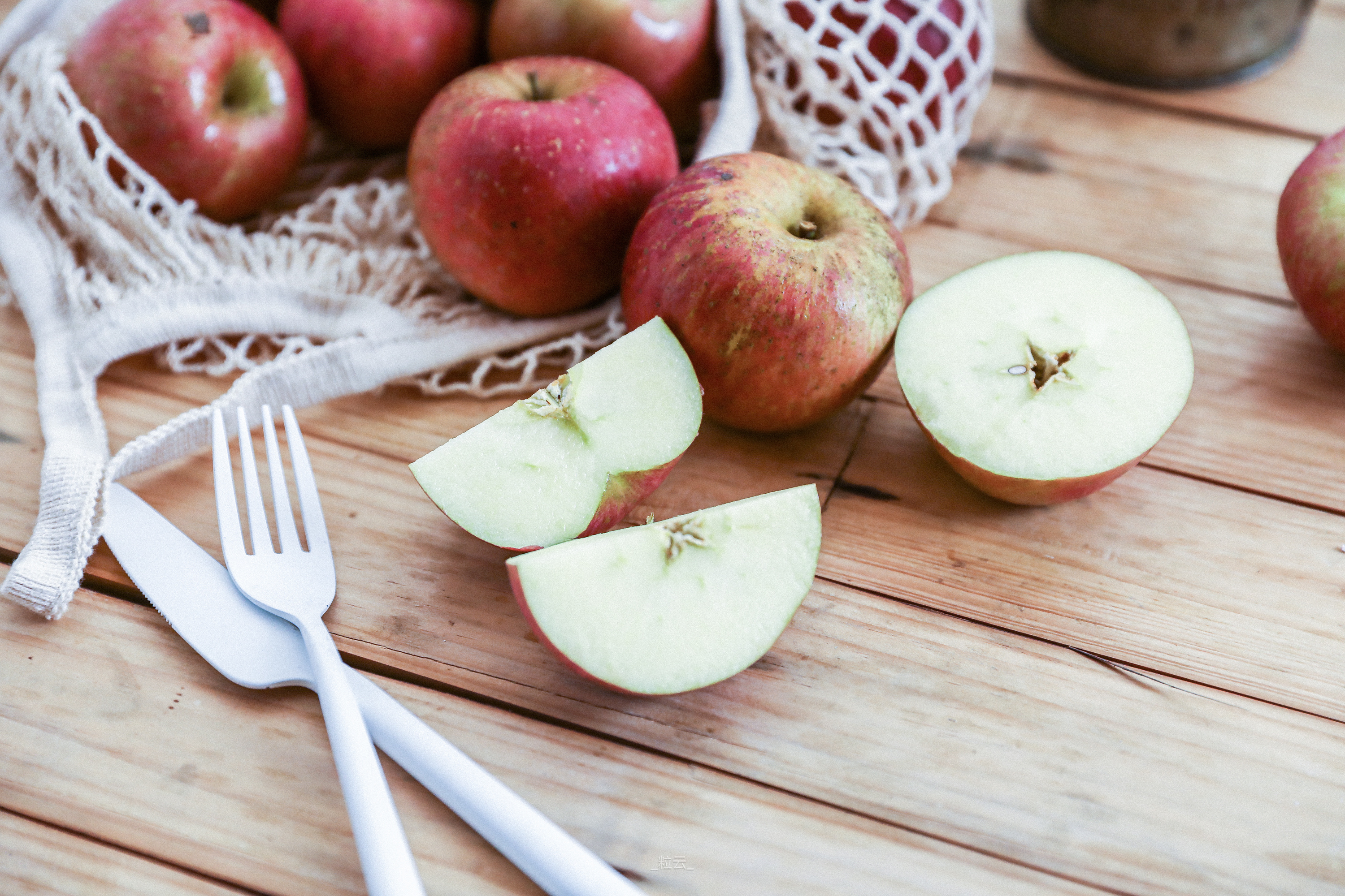 论一袋苹果的各种拍法-拍摄练习