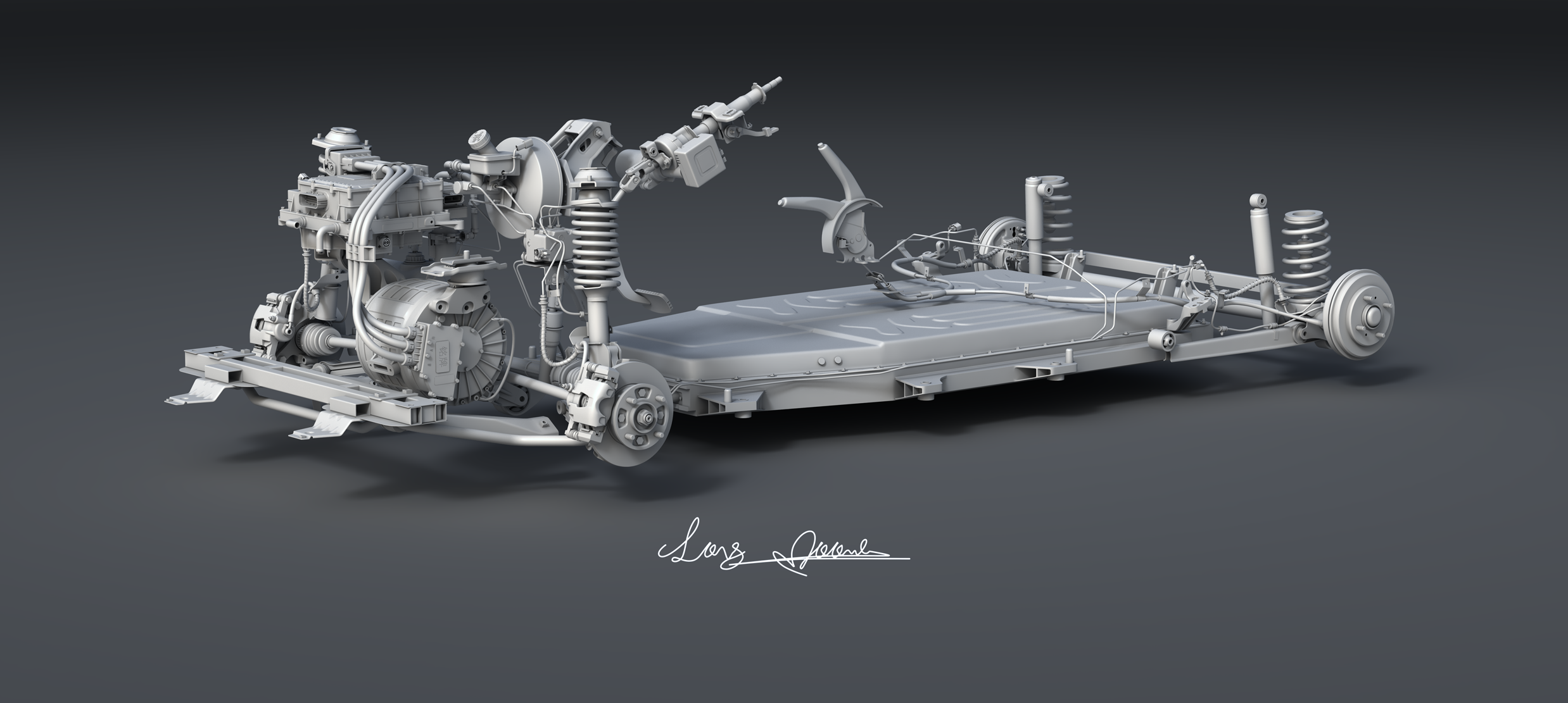 新能源汽车机械组件