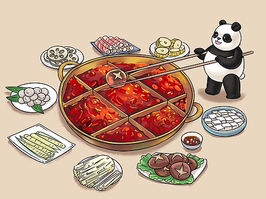 滚滚的解暑脑洞,川菜高温来放毒