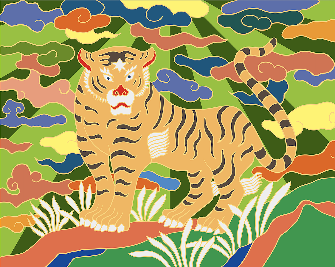 南京云锦毕业设计插画