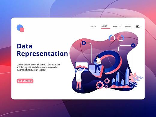 WEB端 登陆页数据表示UI 
