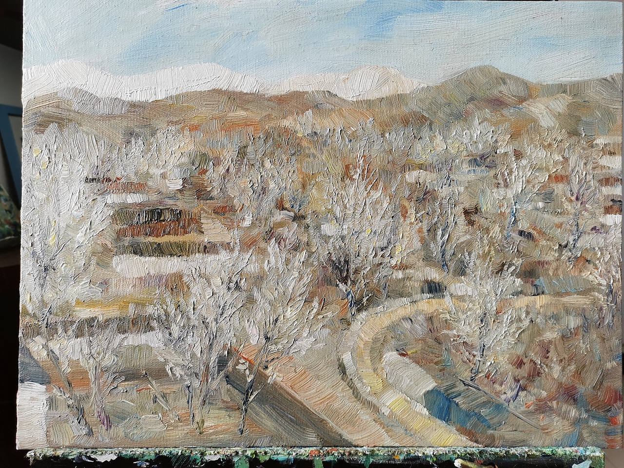 村庄与树（图ZMjUxMjUwNTc2） - 绘画 - 站酷设计师插画师陶然原创素材 - 站酷ZCOOL