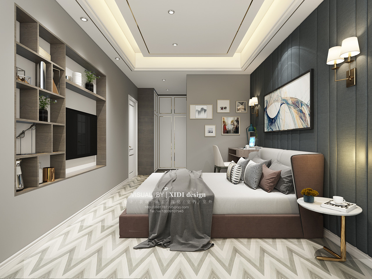 10種床頭設計手法，臥室床頭背牆設計造型舒適又放鬆 - 巧寓室內設計