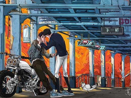 等我（個(gè)人主頁-ZNTU5OTQxMDA=） - 商業(yè)插畫 - 站酷設(shè)計(jì)師葛大芃向你打招呼原創(chuàng)素材 - 站酷ZCOOL